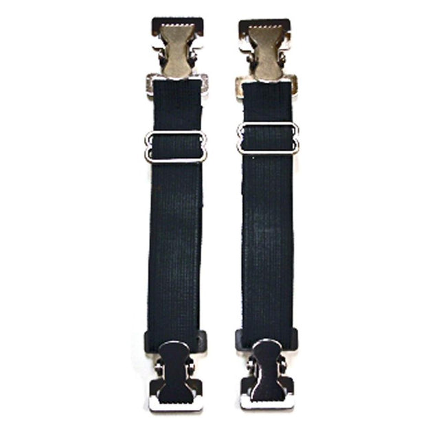 Dream Apparel Plain Pant Boot Clips - Black - Eagle Leather