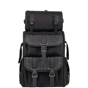Large PVC Sissybar Bag With Studs: *Dimensions: 15