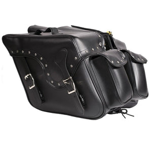 PVC Motorcycle Saddlebag: Features:

Dimensions - 15" x 6