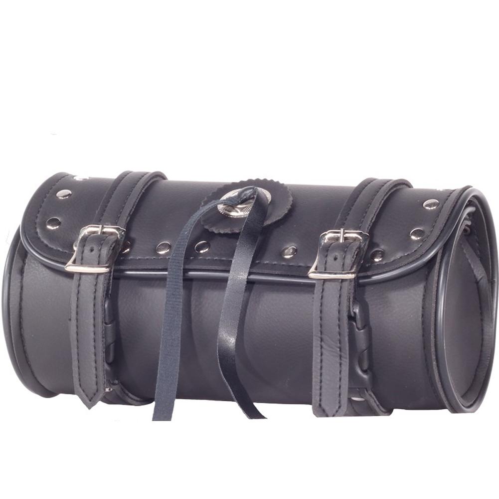 Dream Apparel 12" PVC Motorcycle Tool Bag with Studs - Black - Eagle Leather