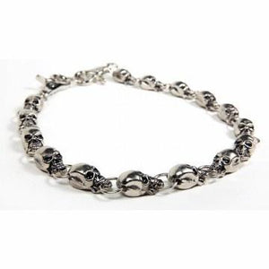 Biker Skull Chain 25 Inch: 25 " Biker Chain With Skulls