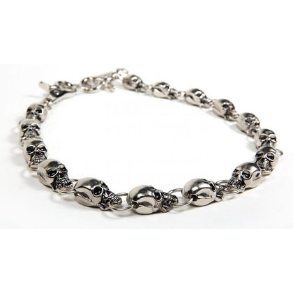 Biker Skull Chain 25 Inch: 25 " Biker Chain With Skulls