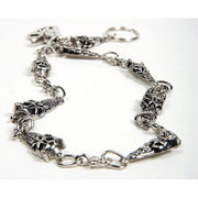 25" Skull Biker Chain Black: Features:

25" Skull Biker Chain