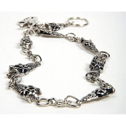 25" Skull Biker Chain Black: Features:

25" Skull Biker Chain