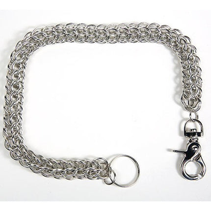 Dream Apparel 20" Biker Plain Woven Chain - Black - Eagle Leather