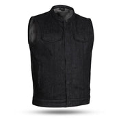 Eagle Hotshot Denim Vest Tall: Experience the thrill of the open road like never before with our Kershaw Men's Motorcycle Den