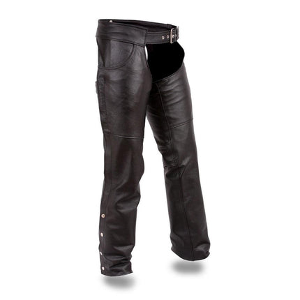 Eagle Leather Rally Tall Chaps - Black - Eagle Leather