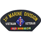 Viet Hat USMC 1ST: EagleEmblems PM1433 Patch-Viet,Hat,Usmc,1ST (3x5