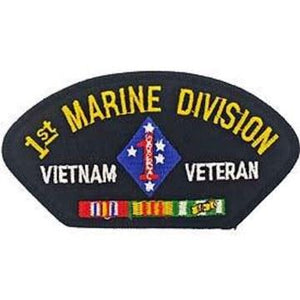 Viet Hat USMC 1ST: EagleEmblems PM1433 Patch-Viet,Hat,Usmc,1ST (3x5