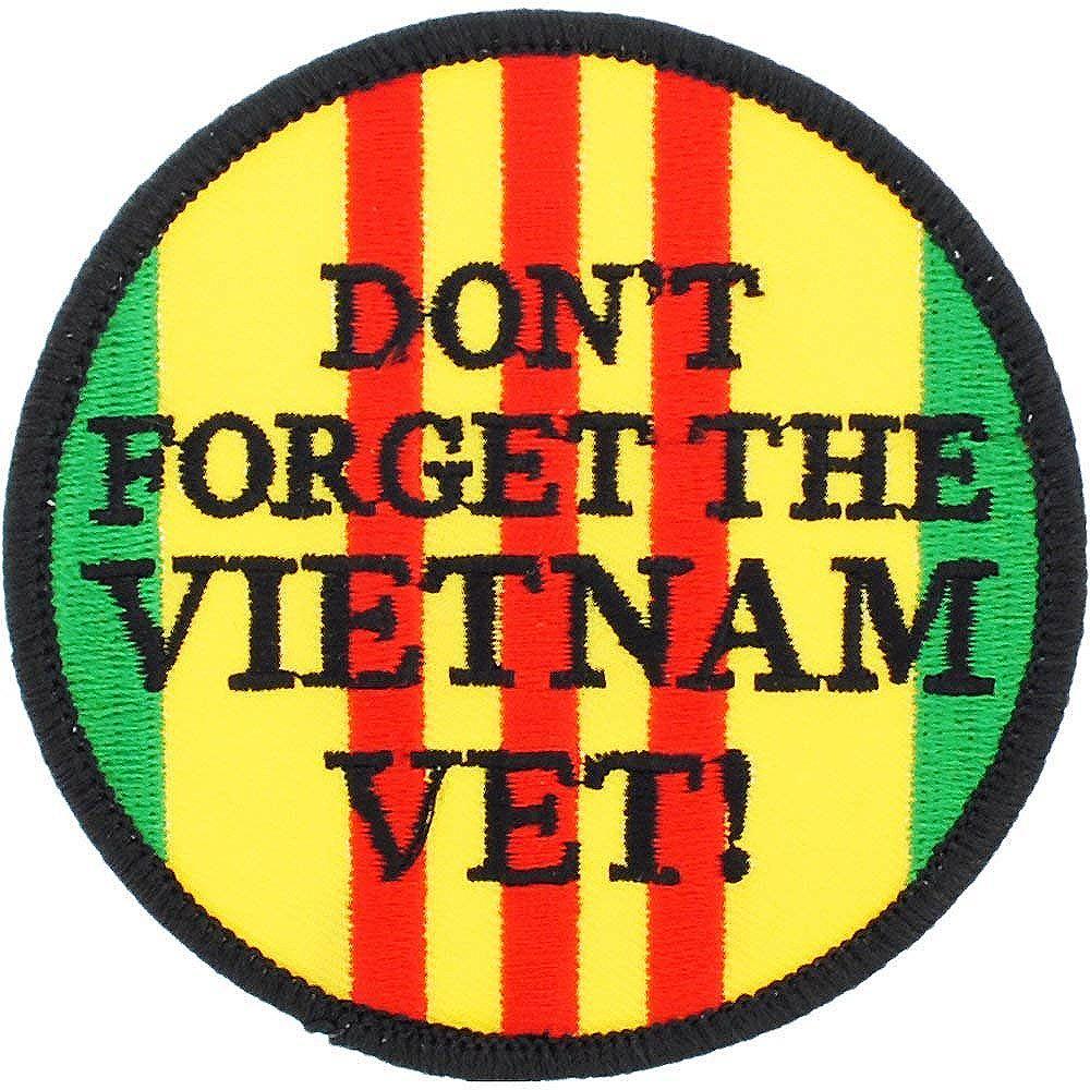 Eagle Emblems Men's 3" Vietnam, Don't Forget Patch - Multicolor - Eagle Leather