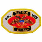 Vietnam Veteran Patch: EagleEmblems PM0021 Patch-Vietnam,Veteran, 1959-75 (3
