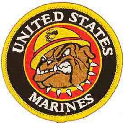 USMC Bulldog: EagleEmblems USMC,Bulldog (3'')Perfect Purchase for a Gift