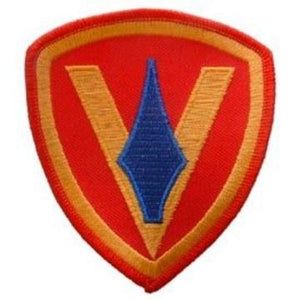 USMC 5th Div: EagleEmblems PM0141 Patch-USMC,05TH DIV (3