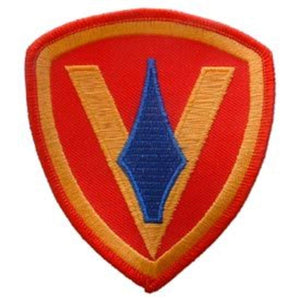 USMC 5th Div: EagleEmblems PM0141 Patch-USMC,05TH DIV (3