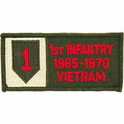 N+Viet BDG Army 001ST Patch: EagleEmblems PM0319 Patch-Viet,Bdg,Army,001ST 1965-1970 (4