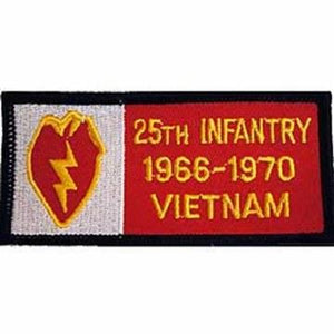 Viet Bdg Army 025TH Patch: EagleEmblems PM0320 Patch-Viet,Bdg,Army,025TH 1966-1970 (4