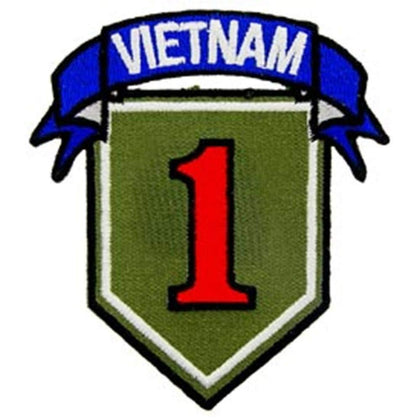 Vietnam 001ST Div Patch: EagleEmblems PM0795 Patch-Vietnam,001ST DIV