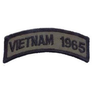 Vietnam Tab 1965 Patch: EagleEmblems PM0826 Patch-Vietnam,Tab,1965 (Subdued) (3