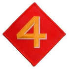 USMC 4th Div: EagleEmblems PM1289 Patch-Usmc,04TH DIV (3'')