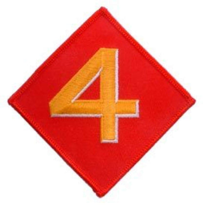 USMC 4th Div: EagleEmblems PM1289 Patch-Usmc,04TH DIV (3'')