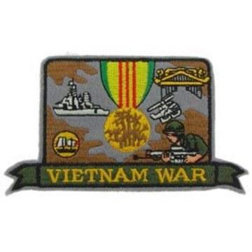 Vietnam War Medal Patch: EagleEmblems PM1692 Patch-Viet,Hat,War Medal (3x5