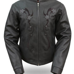 Ladies Breakout Star Jacket: Features:

Cowhide 1