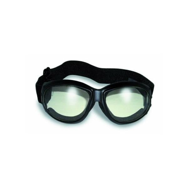 Global Vision Eliminator Goggles - Gloss or Matte Black Frame & Clear Lens - Eagle Leather