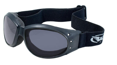 Global Vision Eliminator Goggles - Gloss or Matte Black Frame & Smoke Lens - Eagle Leather