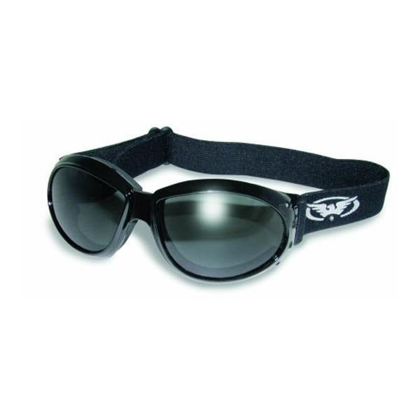 Global Vision Eliminator Goggles - Gloss or Matte Black Frame & Smoke Lens - Eagle Leather