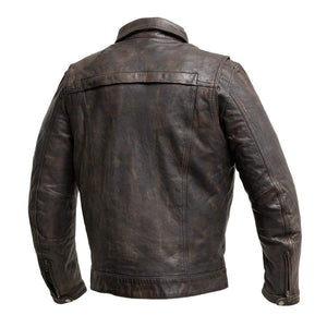 Men's Villain Leather Jacket: Villain Men's Motorcycle Leather Jacket
PRODUCT OVERVIEW:
Exude confidence and style on the ope