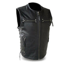 Men's Brawler Vest: Brawler - Men's Leather Motorcycle Vest
PRODUCT OVERVIEW:
Elevate your riding gear with the Brawler, a un