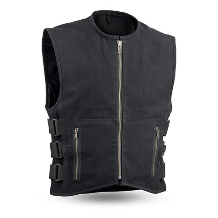 Eagle Leather Men's Textile Knox Vest - Black - Eagle Leather