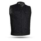 Men's Kershaw Raw Denim Vest: Experience the thrill of the open road like never before with our Kershaw Men's Motorcycle Deni