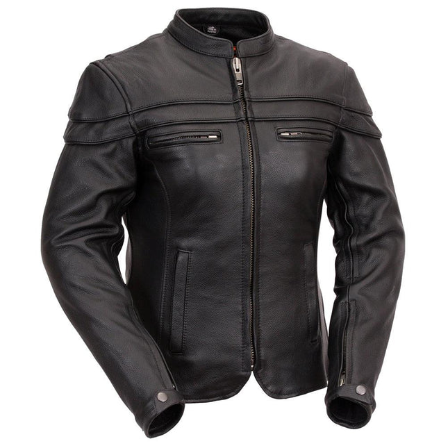 Eagle Leather Women's Maiden Jacket - Black - Eagle Leather