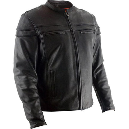 Eagle Leather Men's Maverick Premium Jacket - Black - Eagle Leather