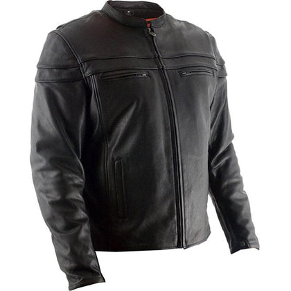 Men's Premium Maverick Leather Jacket: Features:

1