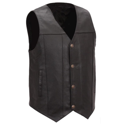 Eagle Gun Runner ConcCarryVest: Gun Runner Men's Motorcycle Western Style Leather Vest
PRODUCT OVERVIEW:
A timeless piece tha