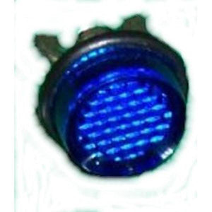 Single License Plate Reflector Blue: One Blue License Plate Reflector