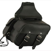 Throw-Over Saddlebag 8008: Adjustable Opening Belts, Easy Clip For Hassle Free Access, Non Rusting Hardware, Heavy Metallic Z