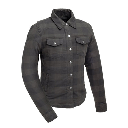 Ladies Sophia Riding Flannel: Sophia - Women's Motorcycle Flannel Shirt Love riding in a flannel? We get it