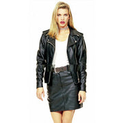 Ladies Skirt In Cowhide: Features:

Premium Cowhide soft and very versatile
Jean Style Pockets for a casual look
Lined for yo