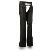 Lowrise Chaps with Studs: Features:

Soft Milled Cowhide 1