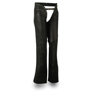 Lowrise Chaps with Studs: Features:

Soft Milled Cowhide 1