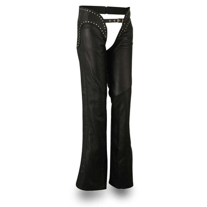 Lowrise Chaps with Studs: Features:

Soft Milled Cowhide 1