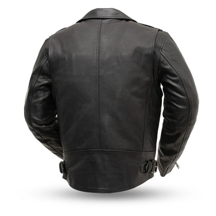Men's Updated Enforcer MC Jacket: ENFORCER MEN'S MOTORCYCLE LEATHER JACKET BY EAGLE LEATHER PRODUCT OVERVIEW:

Experience the