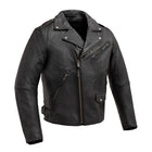 Men's Updated Enforcer MC Jacket: ENFORCER MEN'S MOTORCYCLE LEATHER JACKET BY EAGLE LEATHER PRODUCT OVERVIEW:

Experience the