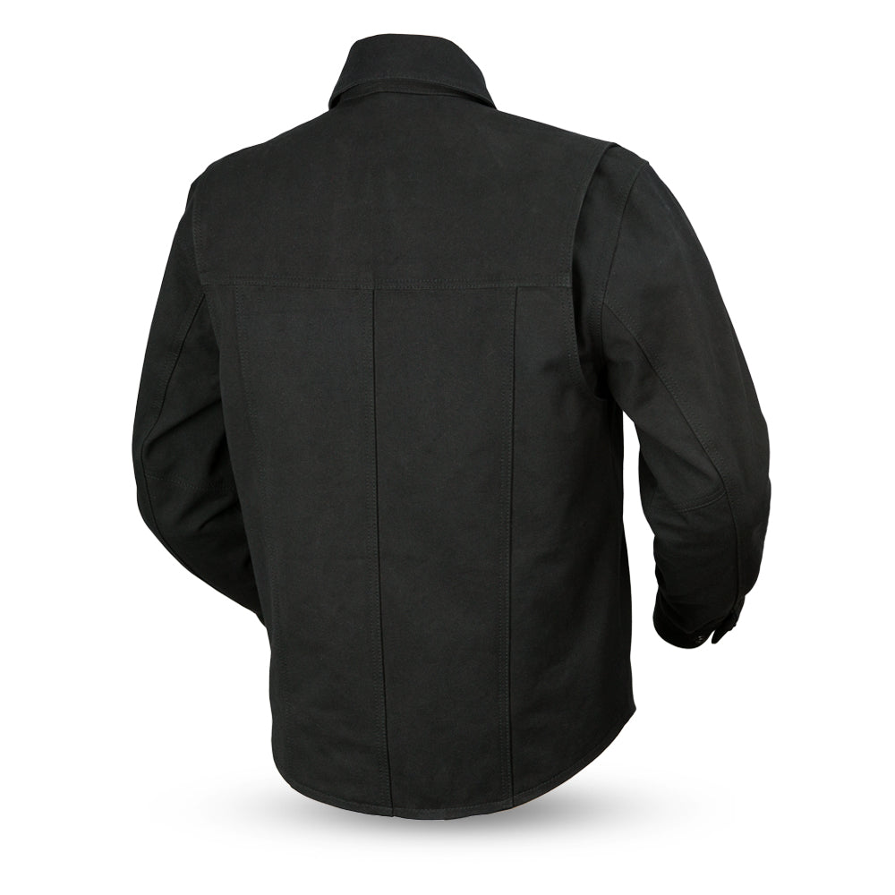 Men's Mercer Canvas Shirt: The Mercer is a true over shirt - crafted from our Heavy Hitter canvas, this shirt could go from d