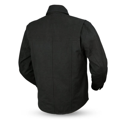 Men's Mercer Canvas Shirt: The Mercer is a true over shirt - crafted from our Heavy Hitter canvas, this shirt could go from d