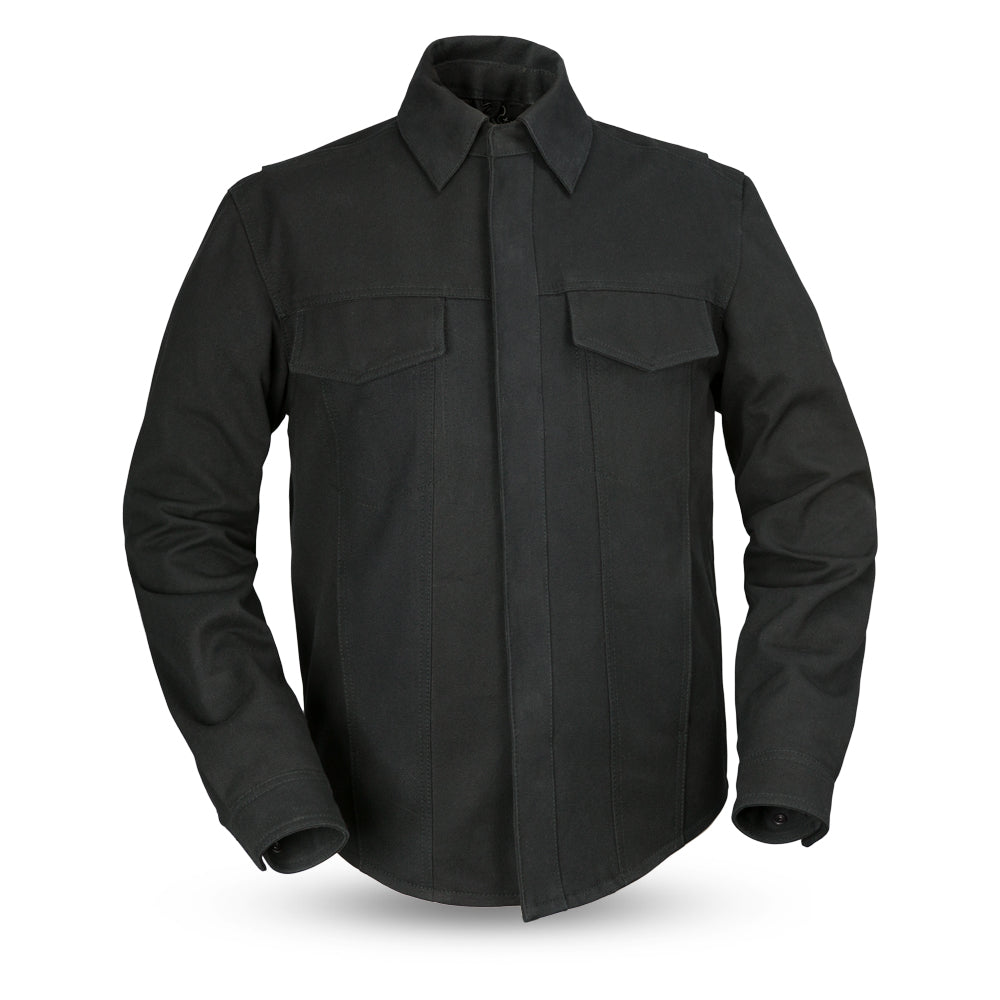 Men's Mercer Canvas Shirt: The Mercer is a true over shirt - crafted from our Heavy Hitter canvas, this shirt could go from d