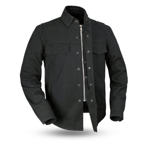 Men's Mercer Canvas Shirt: The Mercer is a true over shirt - crafted from our Heavy Hitter canvas, this shirt could go from d